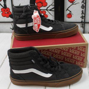 Men's Vans Filmore Hi Outdoor Suede Raven/Gum Shoe New with Tags size 9